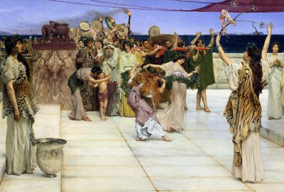 A Dedication to Bacchus (detail) by Lawrence Alma Tadema